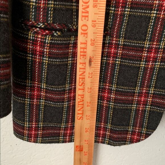 Sag Harbor Red and Black Plaid Blazer Women’s Size 6 P - Picture 5 of 8